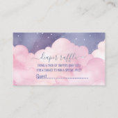 Roze Heaven Verzonden Luier Raffle Enclosure Kaart (Voorkant)