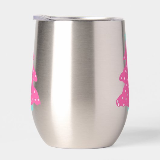 Roze Hedendaagse Kerstboom (Rechts)