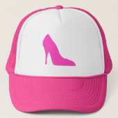 Roze heels trucker pet (Voorkant)