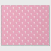 Roze Heet Luchtballon Patroon Cadeaupapier (Vlak)