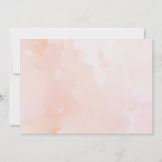 Roze Heilige Koe Ik ben Uitnodiging op één dag (Achterkant)