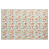  Roze Heirloom Rozen Blauw Damask Stof (Fat Quarter)