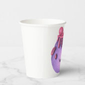 Roze Heks Cauldron Halloween Meisje Baby shower Papieren Bekers (Rechts)