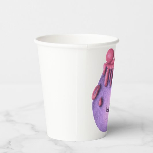 Roze Heks Cauldron Halloween Meisje Baby shower Papieren Bekers (Rechts)