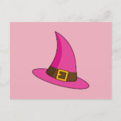 Roze Heks Pet Feestdagenkaart (Voorkant)