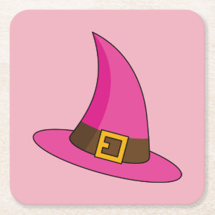 Roze Heks Pet Kartonnen Onderzetters