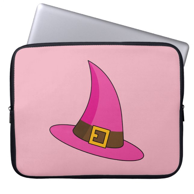 Roze Heks Pet Laptop Sleeve (Voorkant)