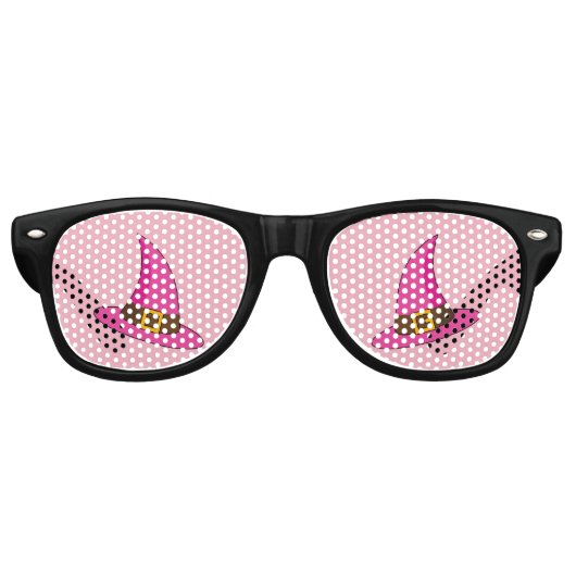 Roze Heks Pet Retro Zonnebril (Voorkant)