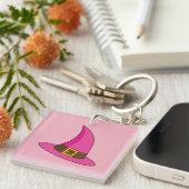 Roze Heks Pet Sleutelhanger (Voorkant Rechts)