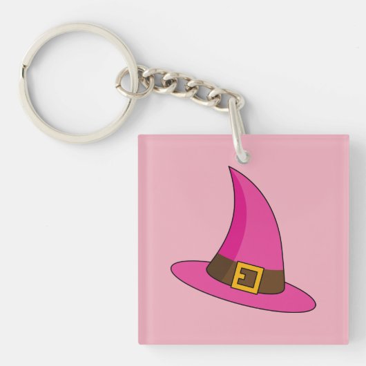 Roze Heks Pet Sleutelhanger (Voorkant)