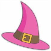 Roze Heks Pet Sticker (Voorkant)