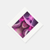 Roze heks servet (Hoek)