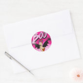 Roze heks sticker (Envelop)