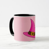 Roze Heksenhoed Mok (Voorkant links)