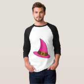 Roze Heksenhoed T-shirt (Voorkant volledig)