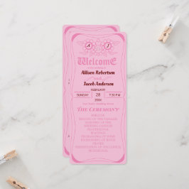 Roze Helder en vet huwelijksprogramma