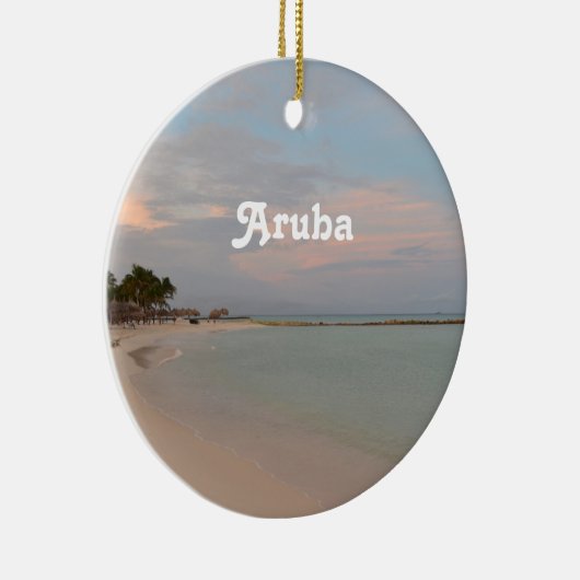 Roze hemden in Aruba Keramisch Ornament (Rechts)