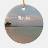 Roze hemden in Aruba Keramisch Ornament (Voorkant)