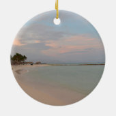 Roze hemden in Aruba Keramisch Ornament (Achterkant)