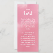 Roze Hemel Hemelse Herdenkingsgebed Foto Boeklegge (Achterkant)