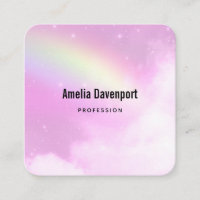 Roze Hemel met Citroengele Regenboog