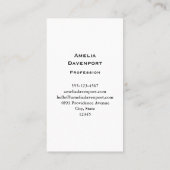 Roze Hemel met Citroengele Regenboog Visitekaartje (Achterkant)