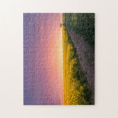 Roze hemel 's nachts legpuzzel (Verticaal)