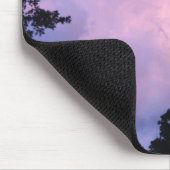 Roze hemel 's nachts muismat (Hoek)