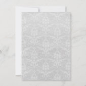 Roze hemelballonnen repetitie met binnenste uitnod kaart (Achterkant)