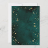 Roze Hemelse Maan, Vlindersterren Vrijgezellenfees Kaart (Achterkant)