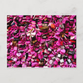 Roze hemelse vergrendelingen in Verona Briefkaart (Voorkant)