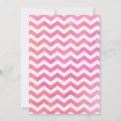 Roze Heres De Scoop Ice-Cream verjaardagsuitnodigi Kaart (Achterkant)