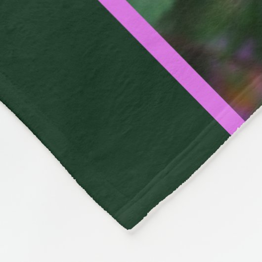 Roze Herfst Aster Flowers Abstract Fleece Deken (Hoek)