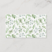 Roze Herfst Baby shower Book Request Kaart Plaatskaartje (Achterkant)