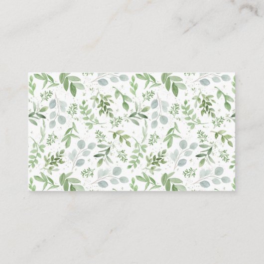 Roze Herfst Baby shower Book Request Kaart Plaatskaartje (Achterkant)