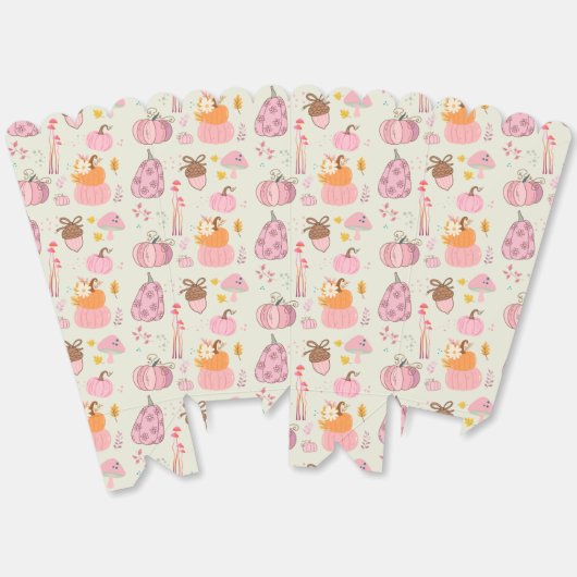 Roze Herfst Bedankdoosjes (Ongevouwen)