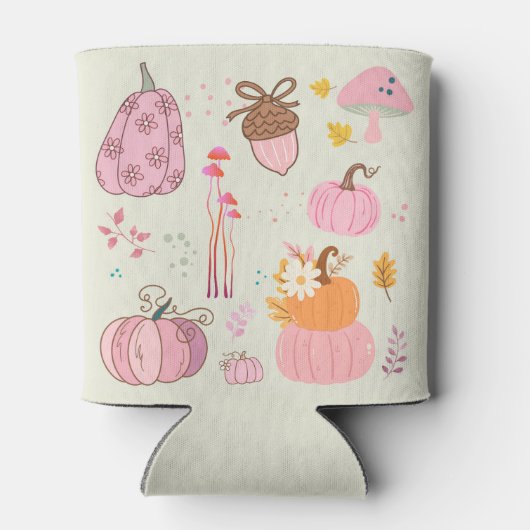 Roze Herfst Blikjeskoeler (Achterkant)