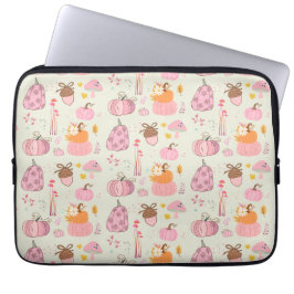 Roze Herfst Laptop Sleeve
