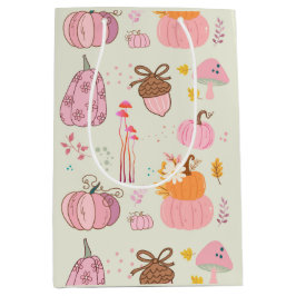 Roze Herfst Medium Cadeauzakje