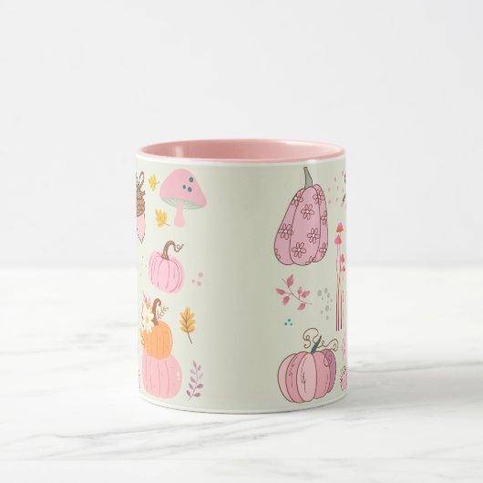 Roze Herfst Mok (Midden)