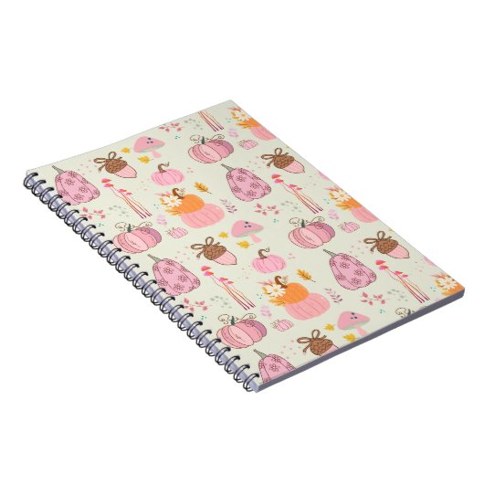 Roze Herfst Notitieboek (Rechterzijde)