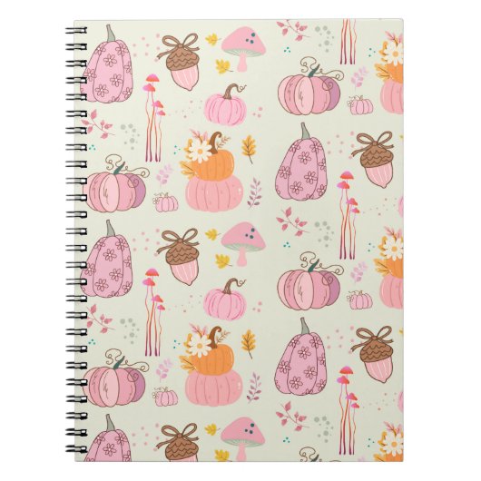 Roze Herfst Notitieboek (Voorkant)