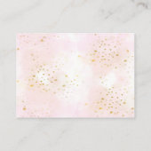 Roze Herfst Pompoen Baby shower Boek Verzoek Informatiekaartje (Achterkant)