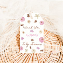 Roze Herfst Pompoen Baby Shower Dank Je