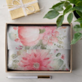 Roze Herfst Pompoenen en Bloemen Herfst Decoupage Tissuepapier (Geschenk)