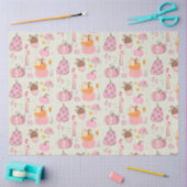 Roze Herfst Tissuepapier (Craft)