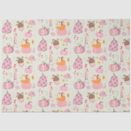 Roze Herfst Tissuepapier