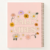Roze Herfst Vibes Notitieboek (Achterkant)