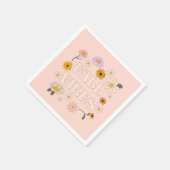 Roze Herfst Vibes Servet (Hoek)