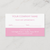 Roze Herinnering Kaart (Voorkant)